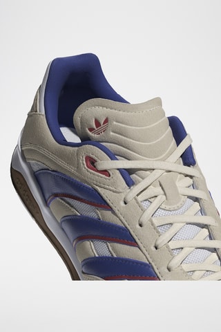 Baskets en nubuck - Beige et bleu cobalt