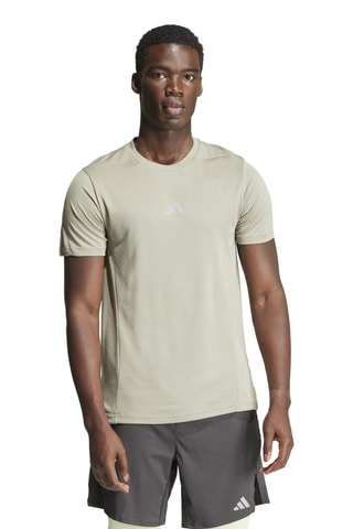 T-shirt slim d’entraînement D4T Hr - Gris clair