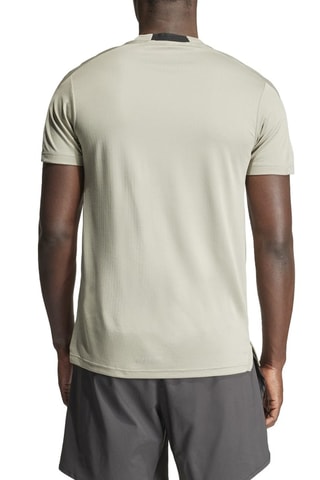 T-shirt slim d’entraînement D4T Hr - Gris clair