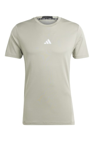 T-shirt slim d’entraînement D4T Hr - Gris clair