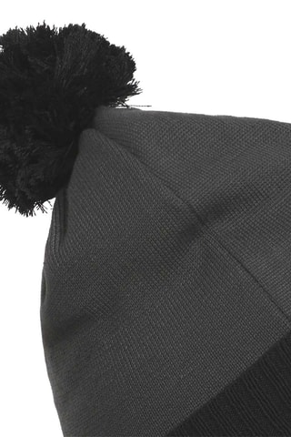 Bonnet à pompon - Noir