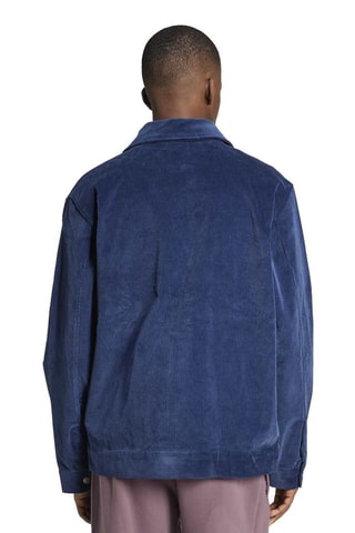 Veste de coach en velours - Indigo