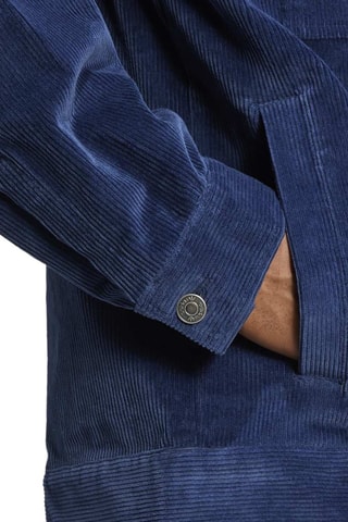 Veste de coach en velours - Indigo
