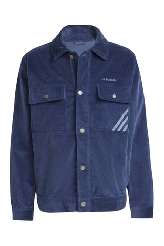Veste de coach en velours - Indigo