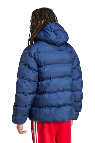 Doudoune à capuche Commercial - Indigo
