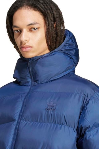 Doudoune à capuche Commercial - Indigo