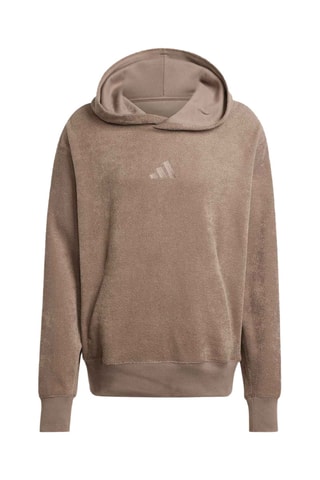 Sweat à capuche ALL Szn - Marron chiné