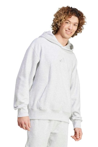 Sweat à capuche ALL Szn - Gris clair chiné