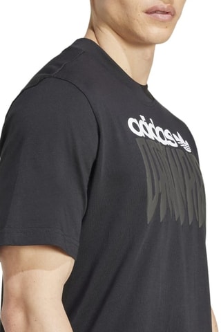 T-shirt ample GRFX - Noir