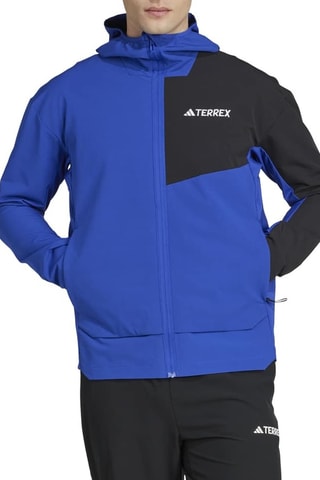 Veste à capuche Softshell - Bleu roi