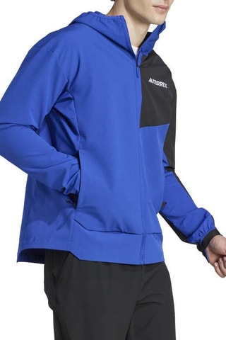 Veste à capuche Softshell - Bleu roi