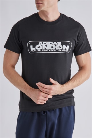 T-shirt London Sign - Noir