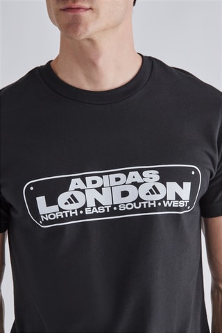 T-shirt London Sign - Noir