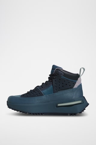 Chaussures de randonnée en cuir Pharrell Williams - Bleu pétrole