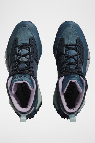 Chaussures de randonnée en cuir Pharrell Williams - Bleu pétrole