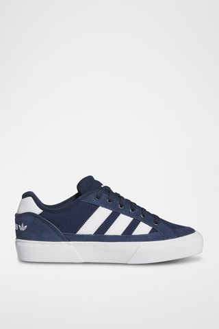 Baskets en nubuck Court Tns Premiere - Blanc et bleu marine