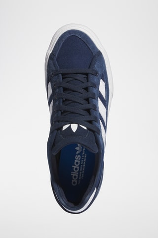 Baskets en nubuck Court Tns Premiere - Blanc et bleu marine