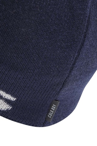 Bonnet Big Log Be - Bleu marine et blanc