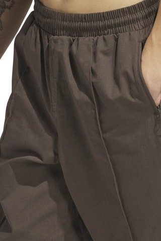 Pantalon ample Pin Tuck - Marron