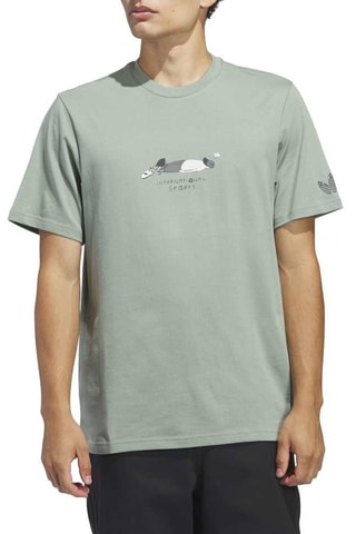 T-shirt Defeat - Vert clair