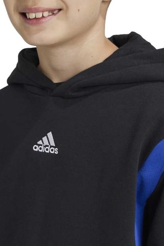 Sweat à capuche Colorblock - Noir