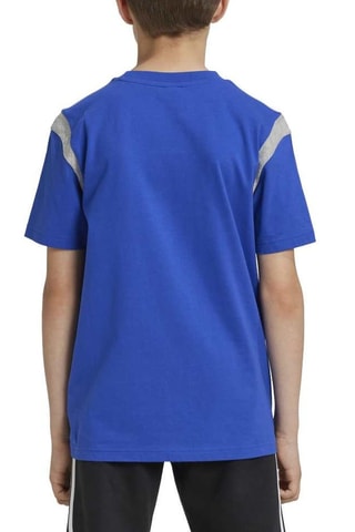 T-shirt Colorblock - Bleu cobalt