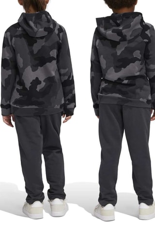 Sweat à capuche et pantalon Essentials - Noir et gris chiné