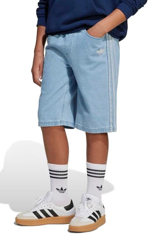 Short en jean Originals x Minecraft - Bleu