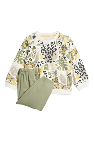 Sweat et pantalon Mickey Disney - Vert olive et jaune