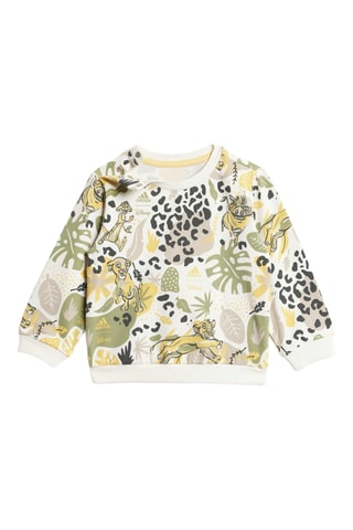 Sweat et pantalon Mickey Disney - Vert olive et jaune