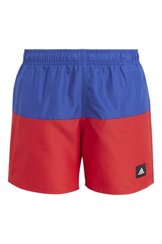 Short de bain Colorblock - Rouge