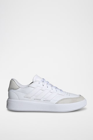 Baskets en cuir Courtblock - Blanc