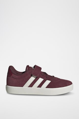 Baskets en nubuck - Grenat