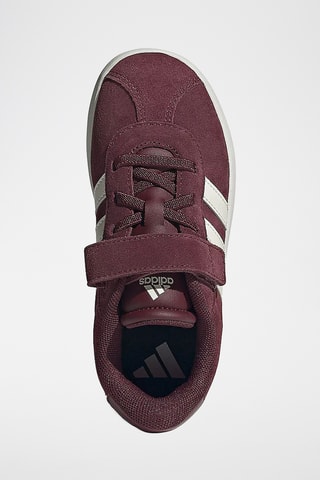 Baskets en nubuck - Grenat