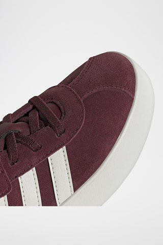 Baskets en nubuck - Grenat