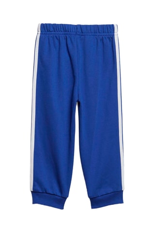 Sweat et pantalon - Gris chiné et bleu roi