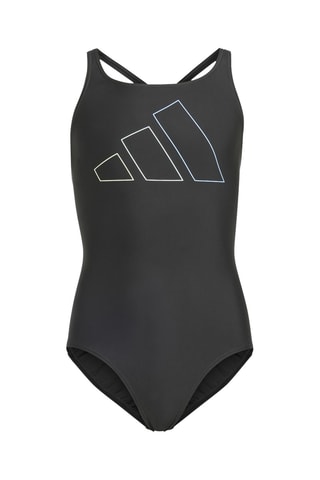 Maillot de bain 1 pièce Big Bars - Noir