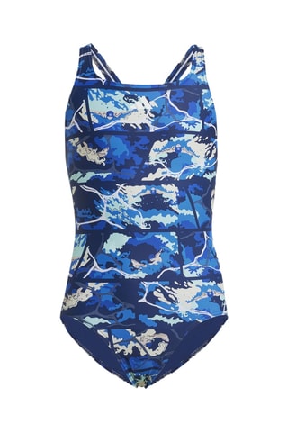 Maillot 1 pièce Wave AOP - Bleu marine