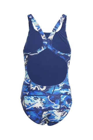Maillot 1 pièce Wave AOP - Bleu marine