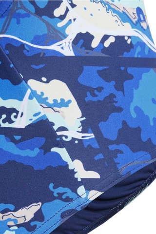 Maillot 1 pièce Wave AOP - Bleu marine
