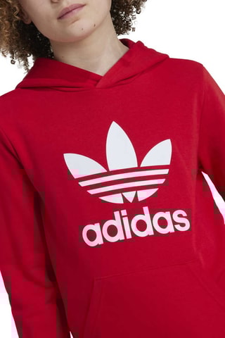 Sweat à capuche Trefoil - Rouge