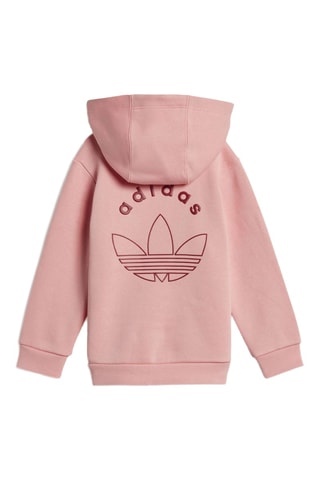 Sweat à capuche et pantalon - Rose poudré et rouge