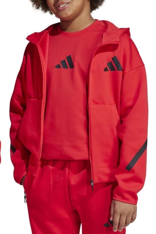 Veste de survêtement à capuche Z.N.E. - Rouge