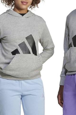 Sweat à capuche Essentials - Gris chiné