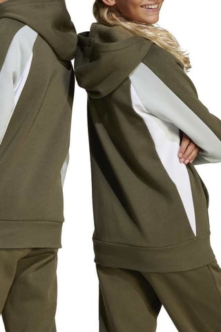 Sweat à capuche Essentials - Vert olive