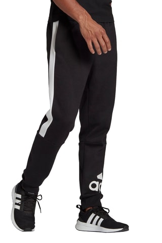 Pantalon Essentials Colorblock Fleece - Noir