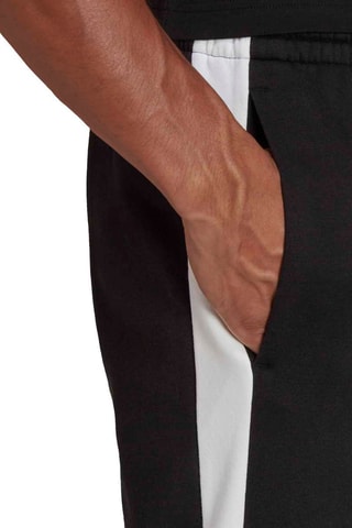 Pantalon Essentials Colorblock Fleece - Noir