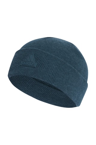 Bonnet en laine recyclée - Bleu canard