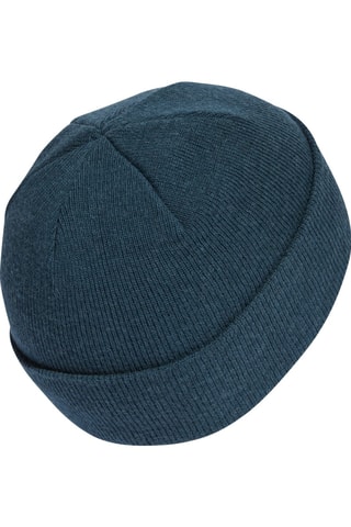 Bonnet en laine recyclée - Bleu canard