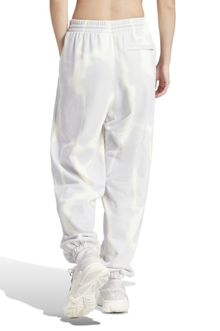 Pantalon ample de survêtement tie and dye - Gris clair
